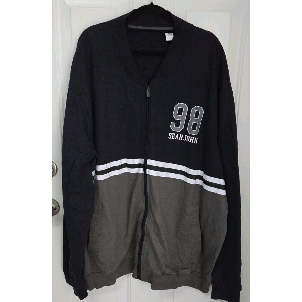 Vintage Sean John 98 Colorblock Zip-Up Track Jacket - Size 5XB Big & Tall